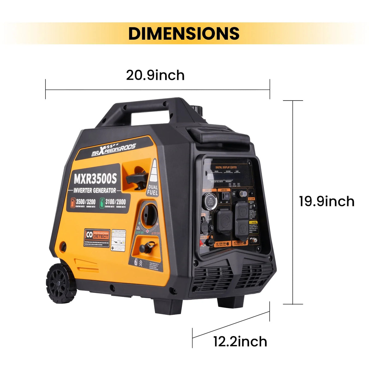 3500 Watt Dual Fuel Portable Generator T697