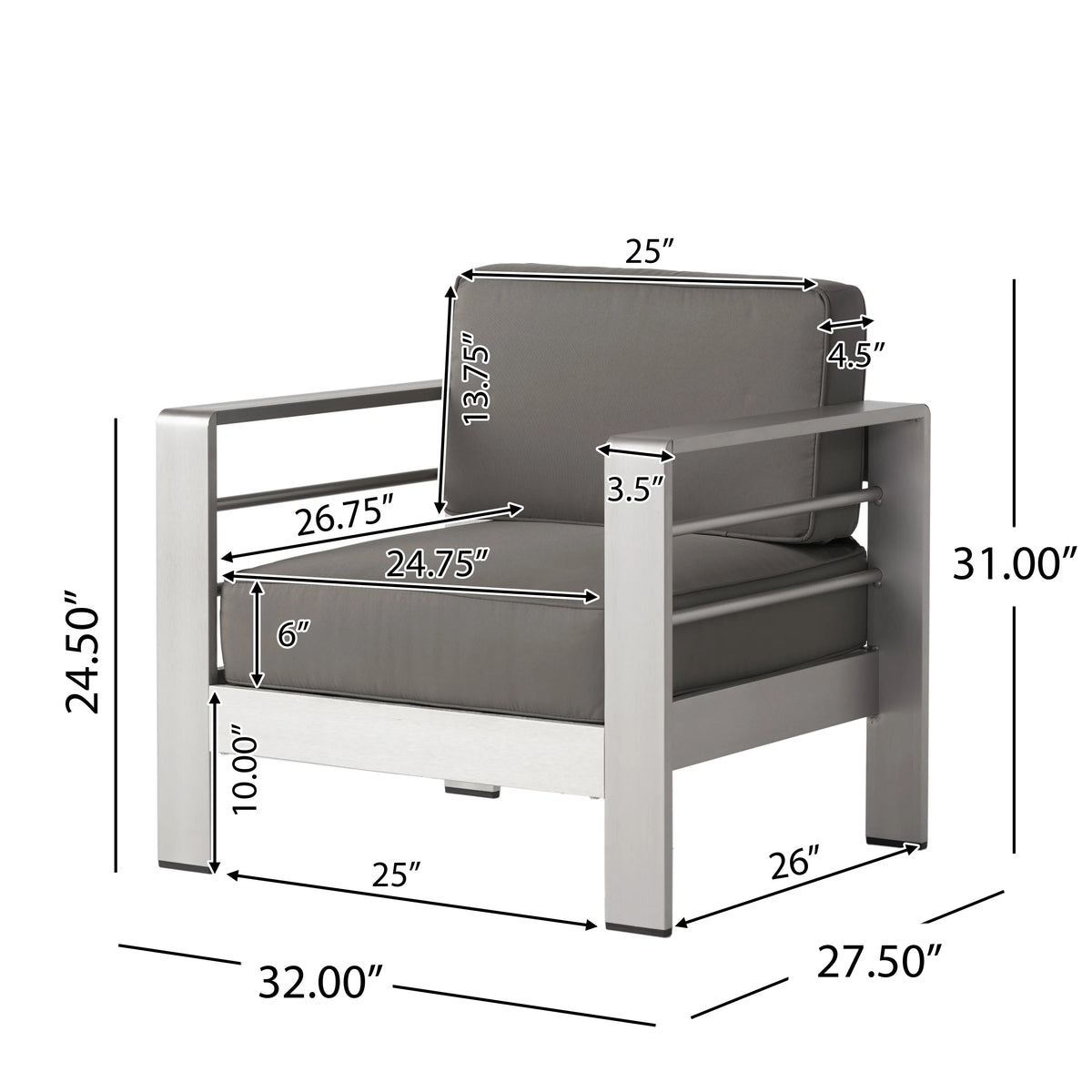 Outdoor Aluminum 9 Seater Wicker 5 Piece Dining Set L467947