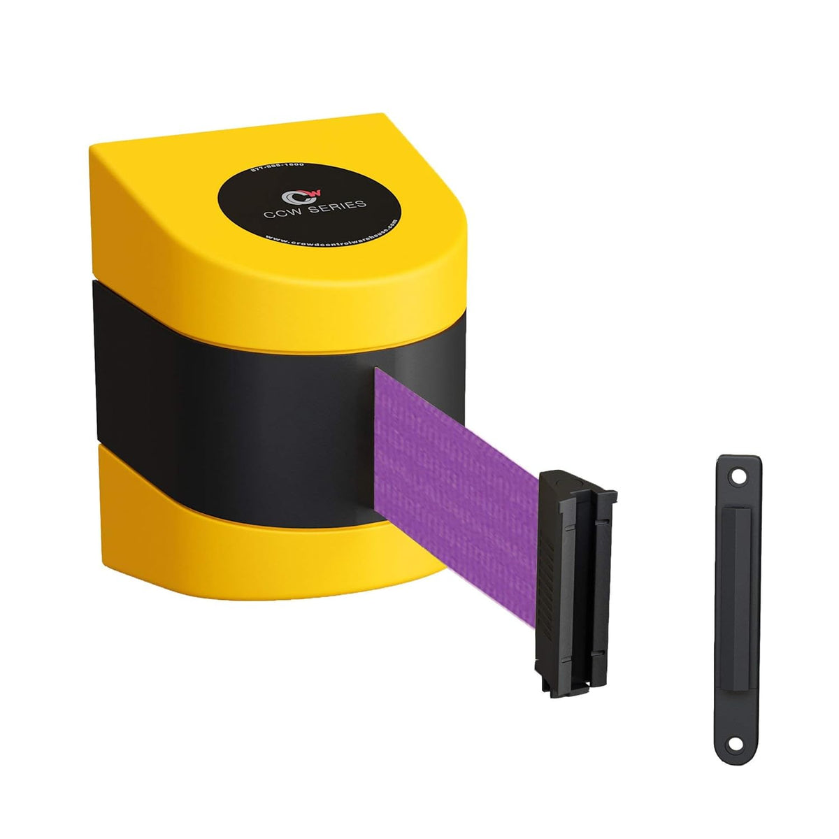 Wall Mounted Retractable Belt Barrier with Black ABS Case V24088