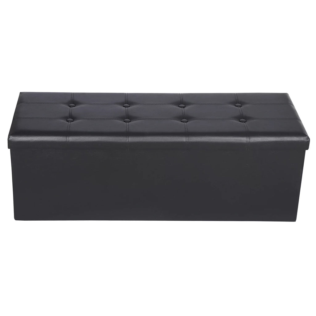 43 Inches Folding Storage Ottoman Bench K9897