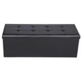 43 Inches Folding Storage Ottoman Bench K9897