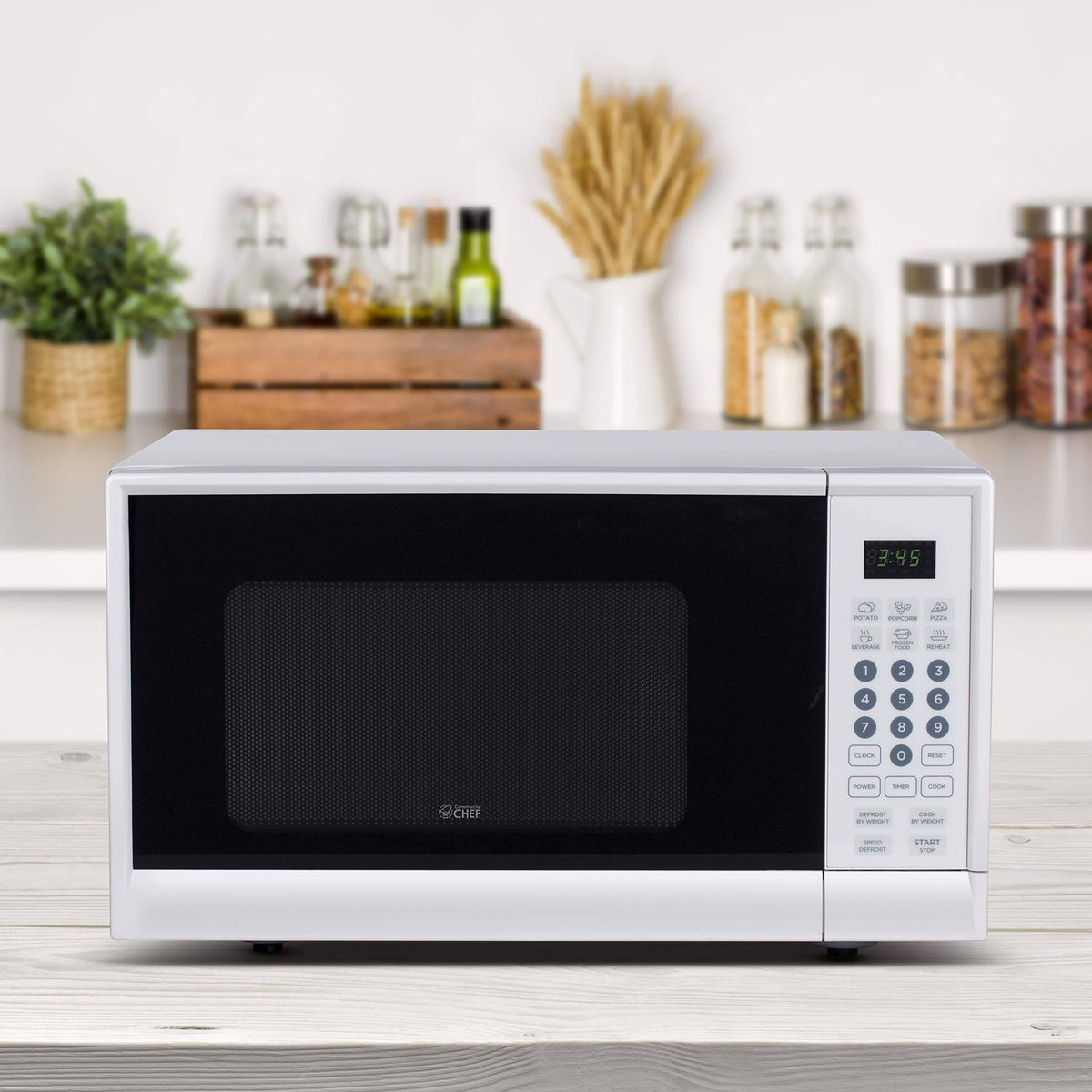 0.9 Cu. ft. White Microwave P321