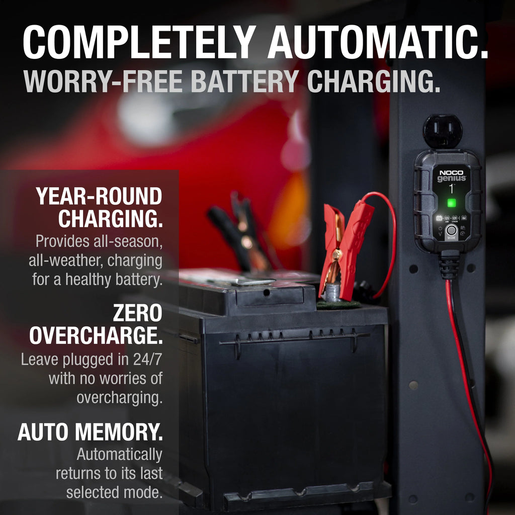 6V/12V 1A Smart Battery Charger and Maintainer R1379