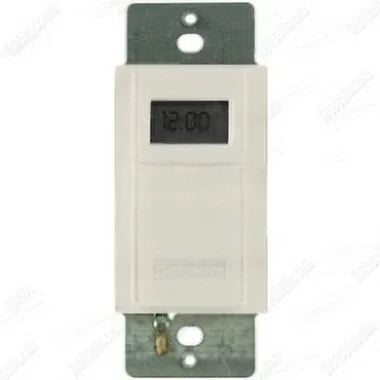 7 Day Astro Timer 20A 24-277V Almond F1771