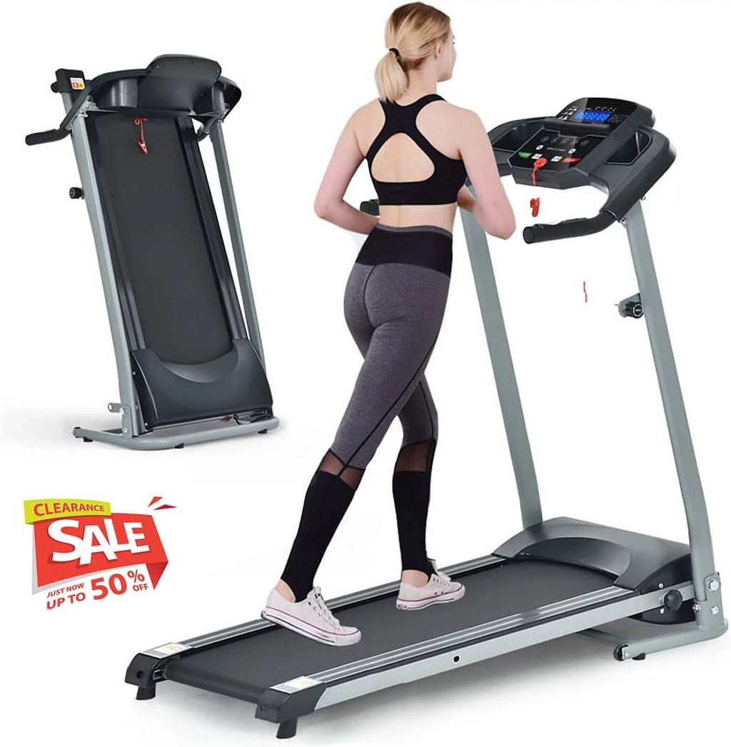 Foldable Electric Treadmill with LCD Monitor X864
