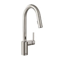 Spot Resist Stainless One-Handle High Arc Pulldown Kitchen Faucet O50892
