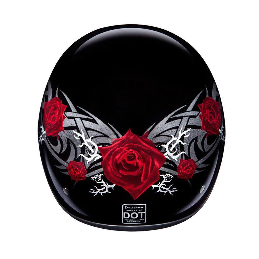 Rose Half Helmet D900
